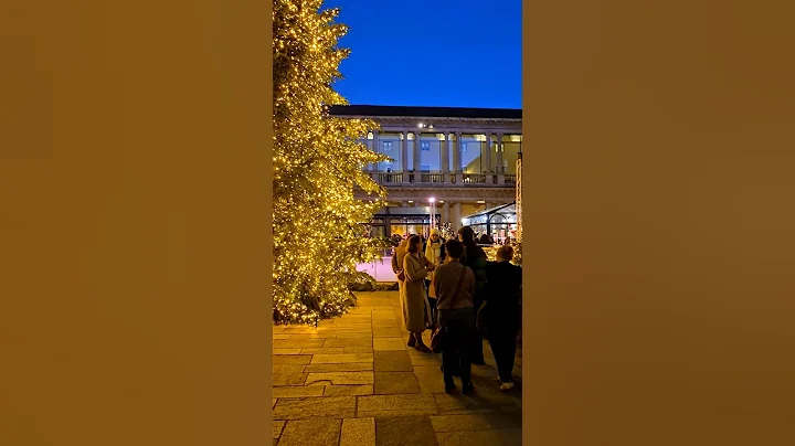 Milan Italy Christmas Environment #italytravel #christmasdecorations #milano