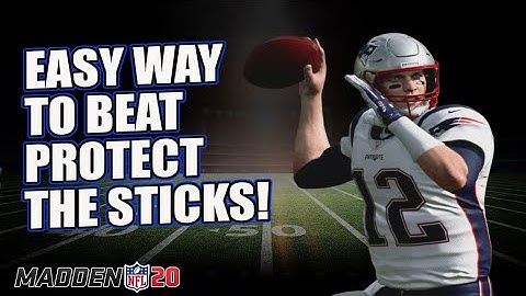 EASY Way to Beat Cover 3 "Protect The Sticks" Defense in Madden 20!