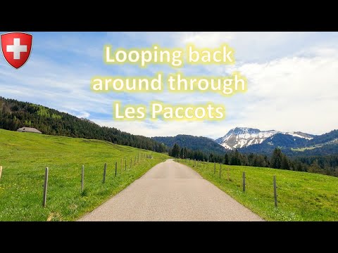 Driving Switzerland ?? | Back Around Les Paccots 4K Switzerland Scenic