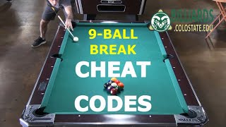 9-BALL BREAK “Cheat Codes” and Strategy
