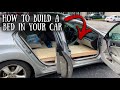 How to Build a Bed in Your Car for Living & Sleeping | Homeless & #CARLIFE (CHEAP!)
