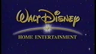 Заставка на VHS Walt Disney Home Entertaiment VHSRip