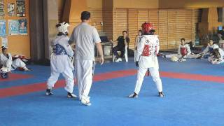 Taekwondo - WFT - Combate - Entrenamiento: Seleccion Argentina - CENARD - (02-02-2012)