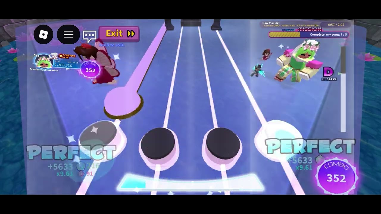 [Roblox Robeats] Chaotic Heart OwO (Normal) Full Combo