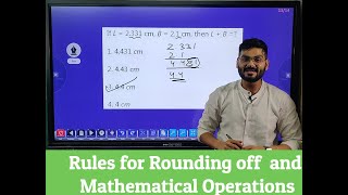 Class 11 Unit and Measurements 20 Rules for Rounding off and Mathematical Operations