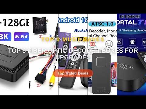 Best Top 5 Fiber Optic Decoder Boxes For Upgrades on AliExpress | Review - New 2026 TV Box Rockchip