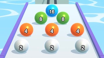 Ball Run 2048 - All Levels Gameplay Walkthrough Android iOS #104