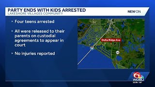 Slidell house party ends with four kids arrested