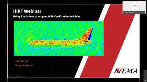 Guide to Using Simulations for HIRF Certification Activities Webinar
