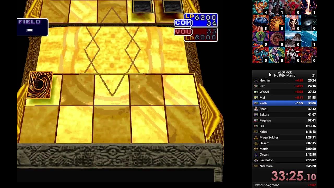 Yugioh FM Speedrun (novato) 2nd try tentando PB