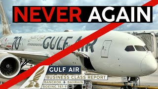 GULF AIR 787-9 Business Class 🇹🇭⇢🇧🇭【4K Trip Report Bangkok to Bahrain】WORST Flight of My Life! screenshot 2