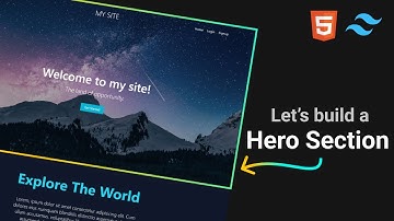 How to Build a Hero Section with HTML and Tailwind CSS (Simple Tutorial)