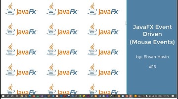 15- JavaFX Video Tutorials - Mouse Events