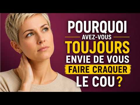 Pourquoi avez vous toujours envie de vous faire craquer le cou?
