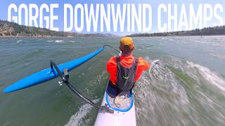 2026 Gorge Downwind Champs Race Day in Nuking 40MPH Winds!