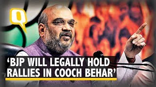 Amit Shah Says BJP Will ‘Legally’ Hold 3 Rallies in Cooch Behar | The Quint