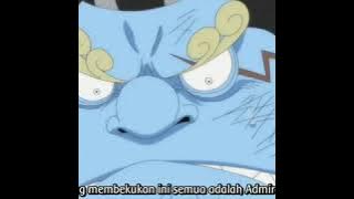 Luffy jatuh dari langit di marineford