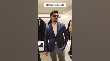 STOP Doing These Blazer Mistakes ❌️ #blazer #fashionmistakes #howtowear #shortsvideo #mensfashion