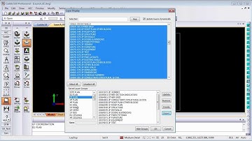 Layering and Scope enhancements in Caddie AEC Architecture .dwg software