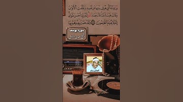 مقطع تاريخى للقارئ الكبير الشيخ حمدى الزامل من رائعة يوسف صافور