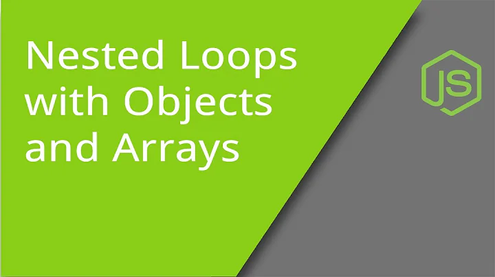 JavaScript Nested Loops with Arrays and Objects