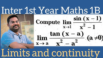 problem on limits in telugu@maths naresh eclass