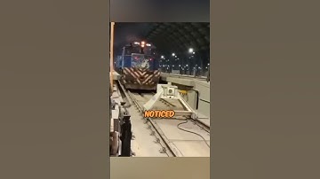 How a Buffer Stop Stops an 850-Ton Train Instantly!