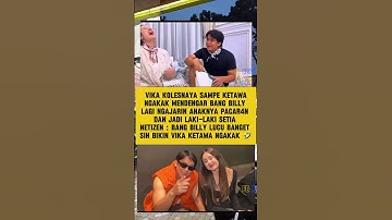 Billy Syahputra lagi ngajarin anaknya p4caran ,Vika Kolesnaya sampe ketawa ngakak😂 #vika #billy #fyp