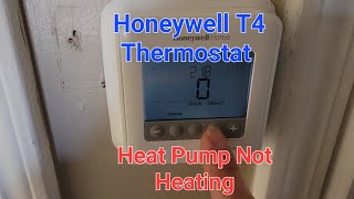 Honeywell T4 thermostat troubleshooting