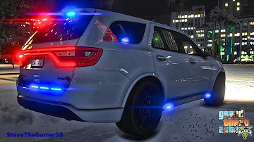 Playing GTA 5 As A POLICE OFFICER Gang Unit Patrol🔥🔥🔥||  GTA 5 Lspdfr Mod|  4K