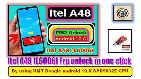 How to frp unlock in one click Itel A48 (L6006) via Avenger Dongle | Hindi/Urdu | TECH City