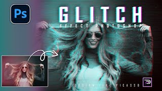 How to Create a Portrait Glitch Effects in Photoshop | Photoshop me Glitch Effect Kaise Dale