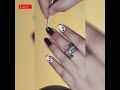 Black and white nail polish arts 💅💝❤️✨🤩💖#short #shortvideo #nailartdesigns  #design#nailpolish