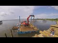 Building a Pier on Biloxi Bay (Setting New Pilings)