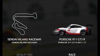 rFactor2　Sendai Hiland Raceway　Porsche 911 GT3