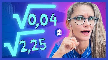 RAIZ QUADRADA DE NÚMEROS DECIMAIS | RAIZ QUADRADA DECIMAL | RAIZ QUADRADA RACIONAL \Prof. Gis/