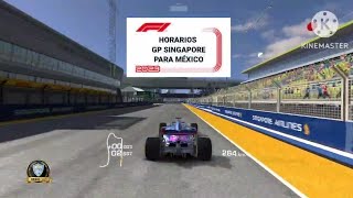 GP Singapore 2023, Horarios México