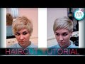 haircut women's for a thick curly hair   (женская стрижка для густых вьющихся волос)  tutorial 23