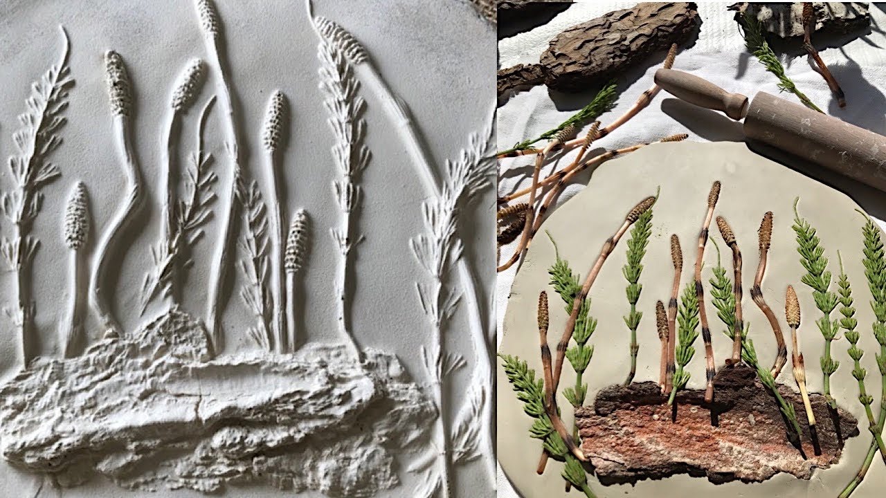 DIY PLANT FOSSIL/ Art DIY Home Decor Tutorial / Craft Ideas by KLEVER -  YouTube