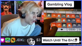 xQc reacts to gambling addict day in the life