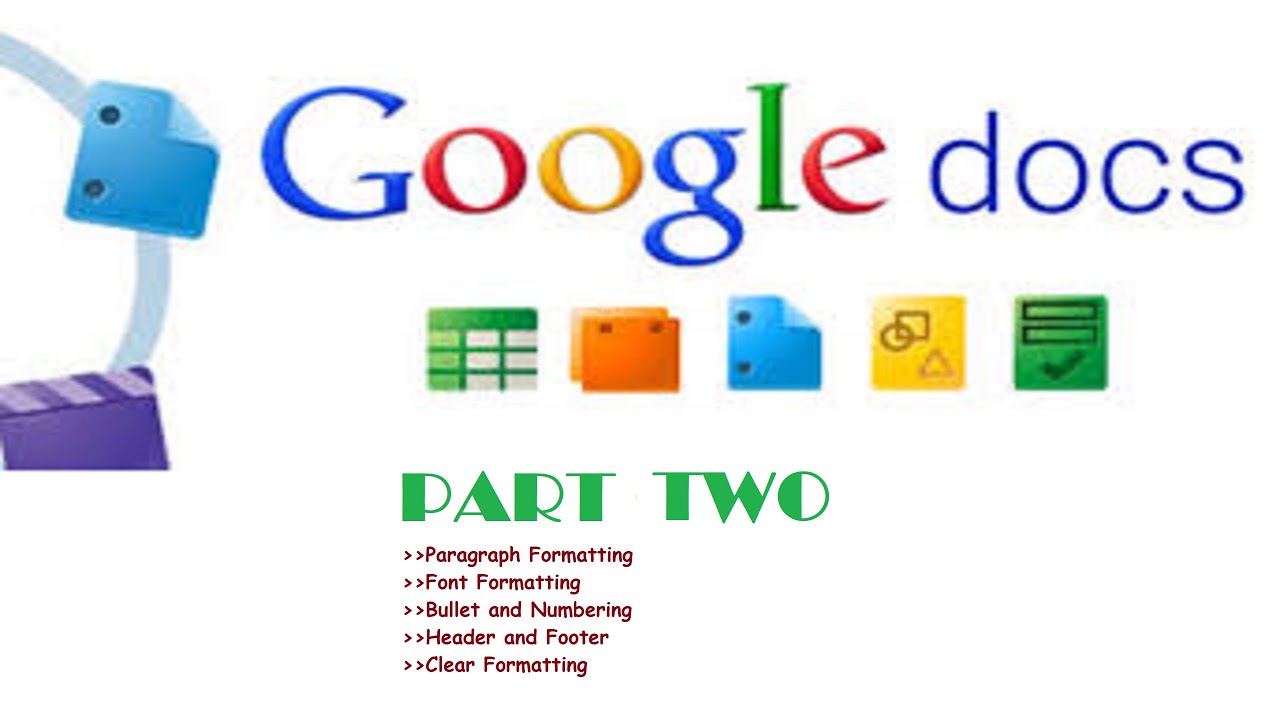 Google Docs Part 2 - YouTube