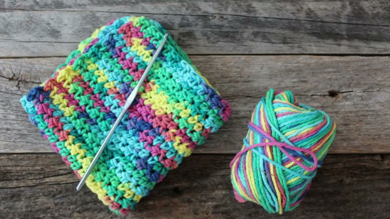 Mr. Micawber's Recipe for Happiness: Squiggledy Dishcloth Free Pattern &  Tutorial - an Easy Intro to Slip Stitch Crochet