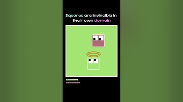 Squares are invincible in their domain #square #simulation #coding #battle #color #1v1