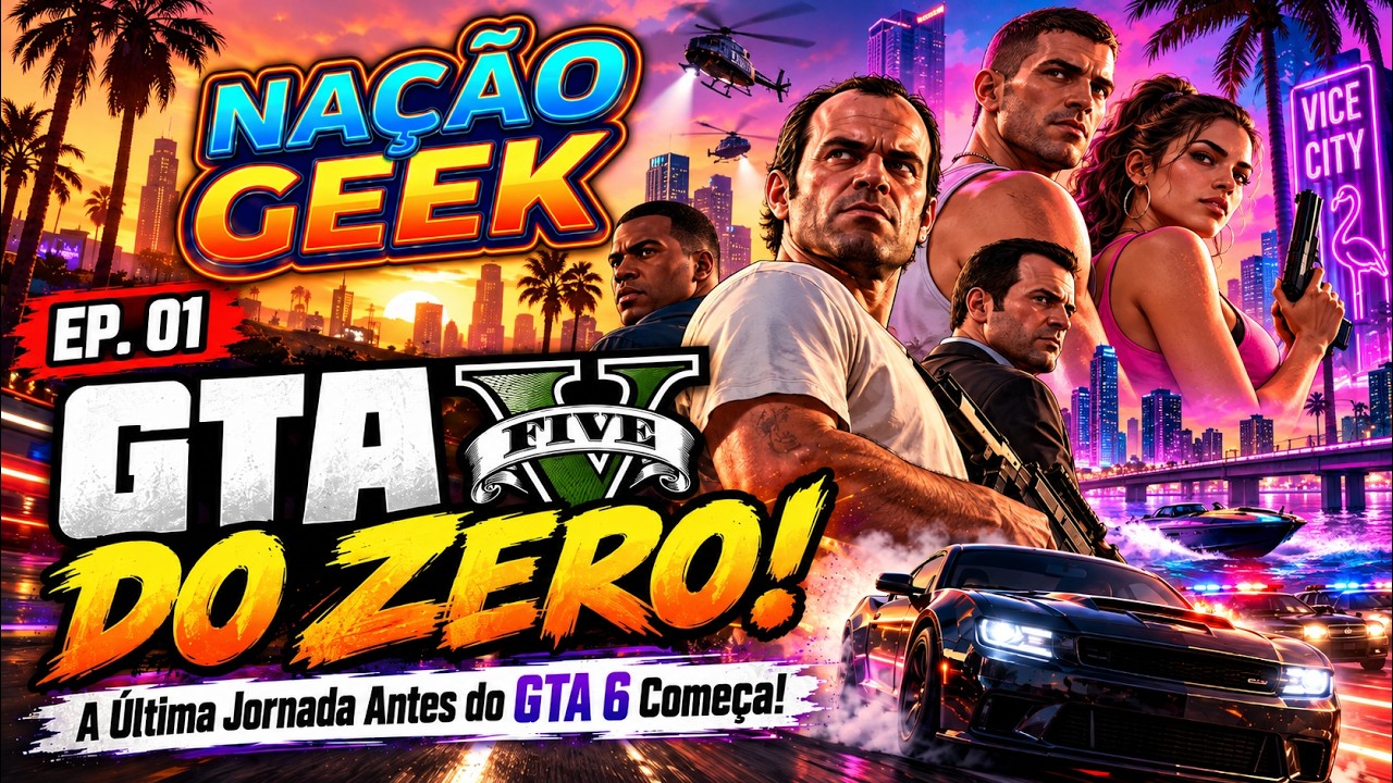 GTA 5 DO ZERO! A Última Jornada Antes do GTA 6 COMEÇOU!