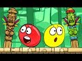 Несносный КРАСНЫЙ ШАР в поисках сокровищ #3.  Игра Red Ball на Игрули TV