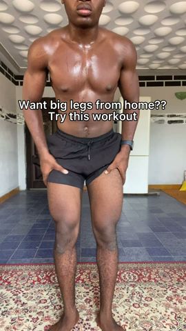 Home legs workout (no equipment)