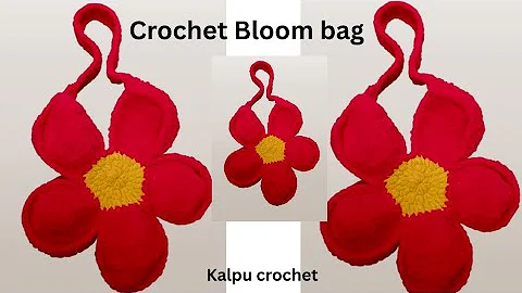 Bloom Flower Crochet Bag Tutorial for Beginners 🌸🌸