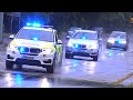 EPIC SPEED!! Armed Police Cars Repsonding in FAST CONVOY to Stabbing!