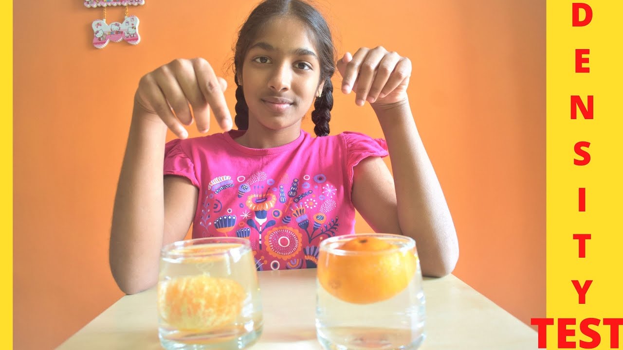 Density Experiment With OrangesWhy Does the Heavier Orange Float