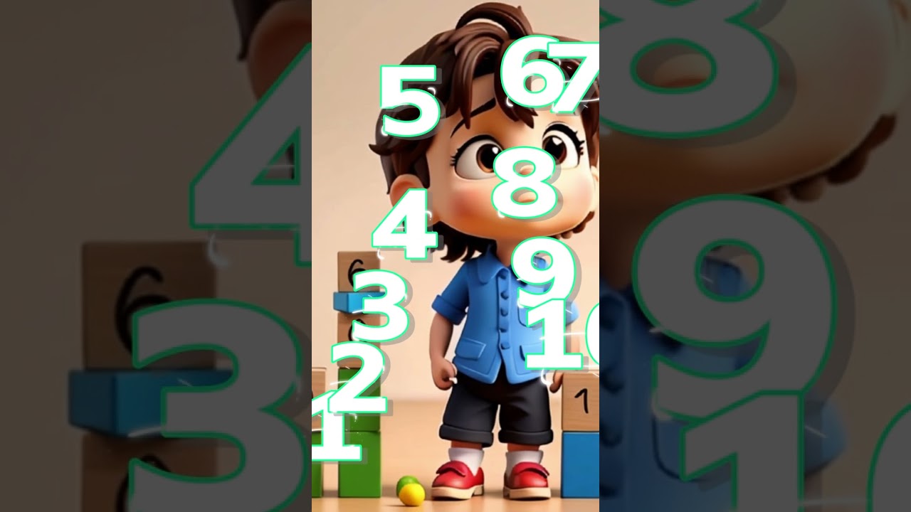 Counting song 1 to 10 number song counting songs for kindergarten @bedtimestories.mikuTV